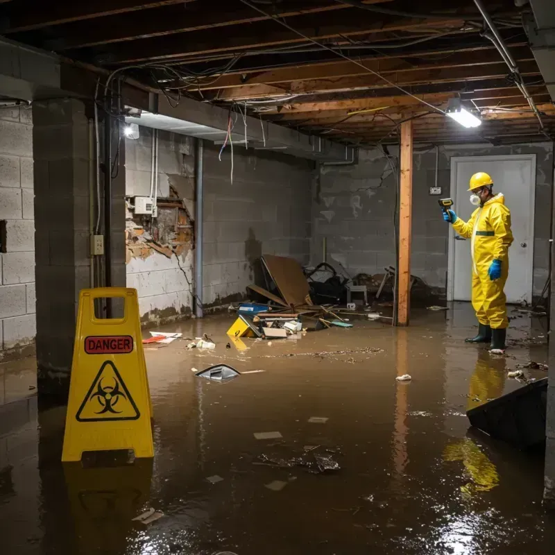 Flooded Basement Electrical Hazard in Pico Rivera, CA Property